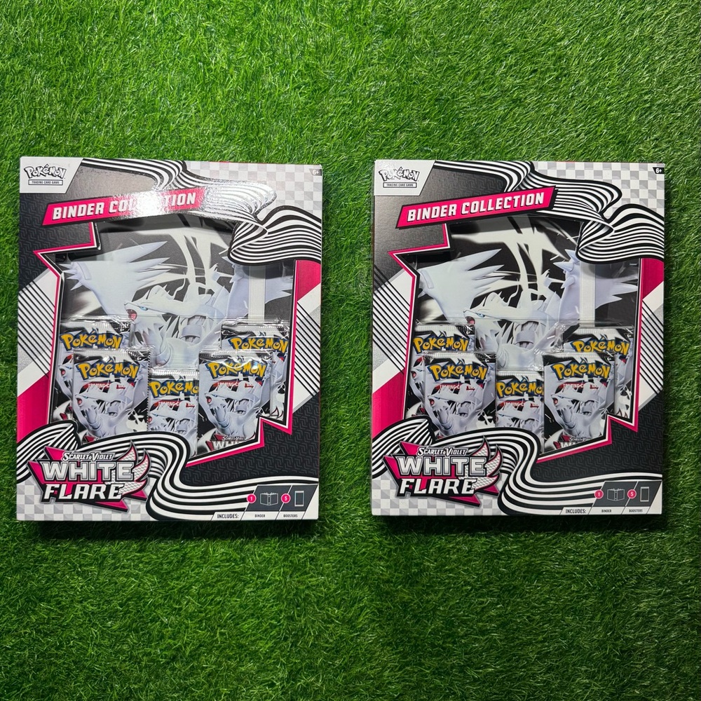 2x 2025 Pokemon Scarlet & Violet ‘White Flare Binder Collection’